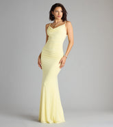 Sophia Mesh Open Back Mermaid Formal Dress