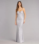 Tonya Glitter Mermaid Formal Dress
