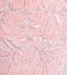 Claire Lace-Up Sequin Mermaid Dress