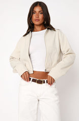 You Told Me Jacket Beige